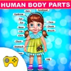 Kids Learning Human Bodyparts icon