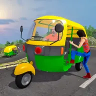 City Rickshaw Driving Games 3D