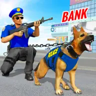 US Police Dog Bank Robbery Crime Chase