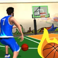 Basketball Court Challenge-Dodge & Score Ball