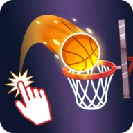 Basketball serial shooter icon