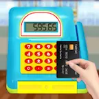Grocery Market Kids Cash Register Simulator