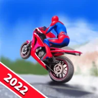 Super Hero Racing Bike Stunt